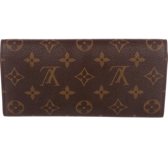 Authentic, LV 💗 Emilie Monogram Coated Canvas Wallet - Picture 4 of 7